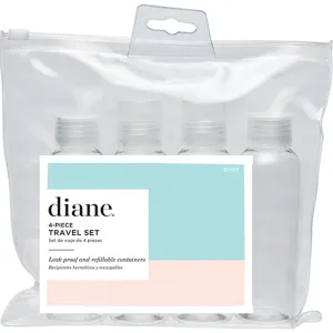 Diane Travel Set - Clear Bottles / 4 Piece