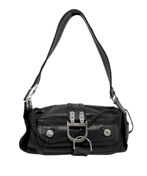 Dior Black Leather Shoulder Bag