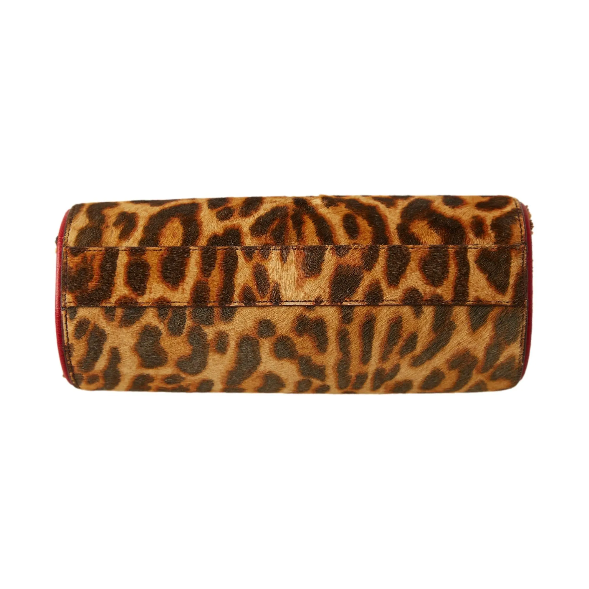 Dior Cheetah Print Mini Lock Bag