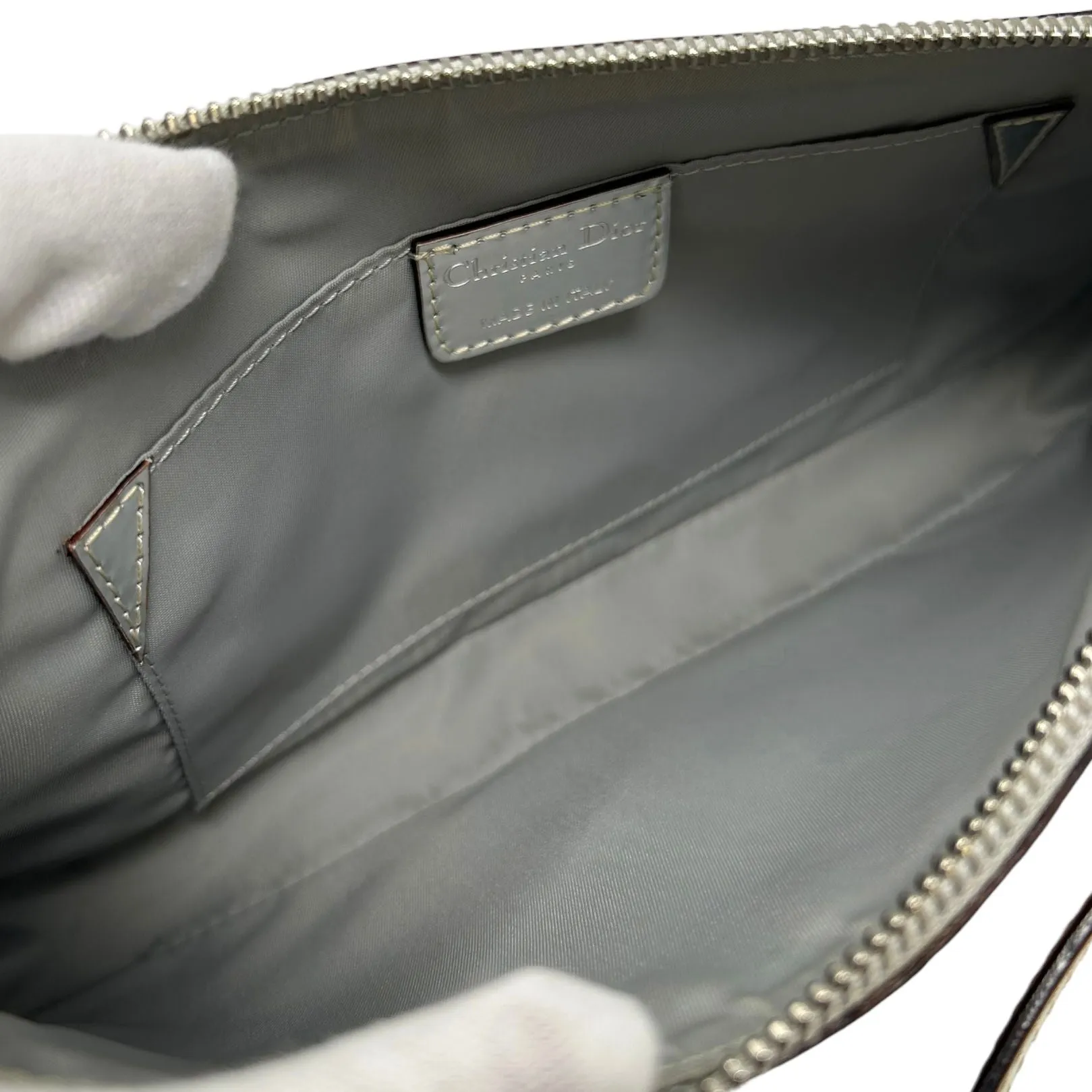 Dior Silver Mini Shoulder  Bag