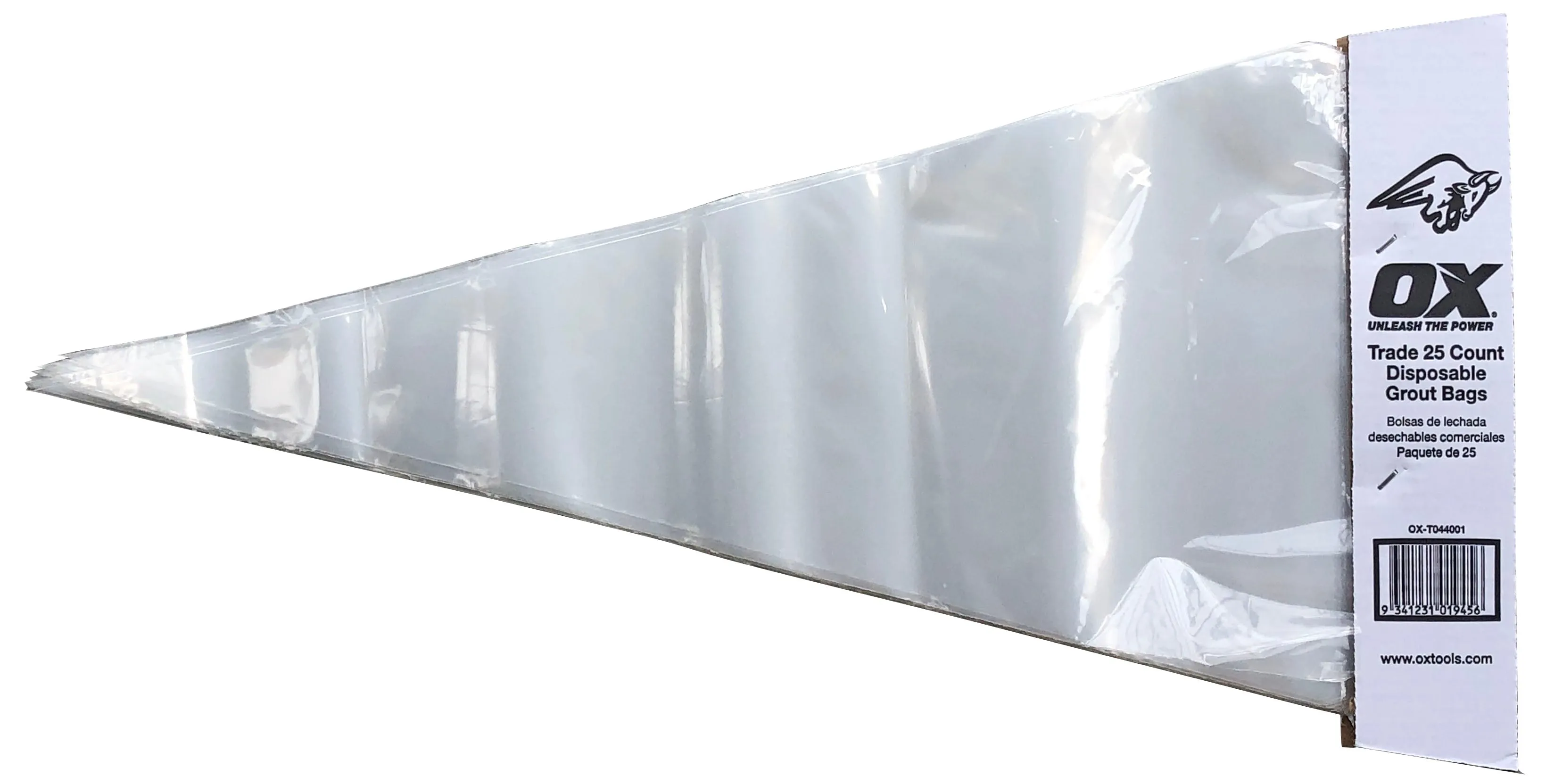 Disposable Plastic Grout Bag/Liners - 25 Pack