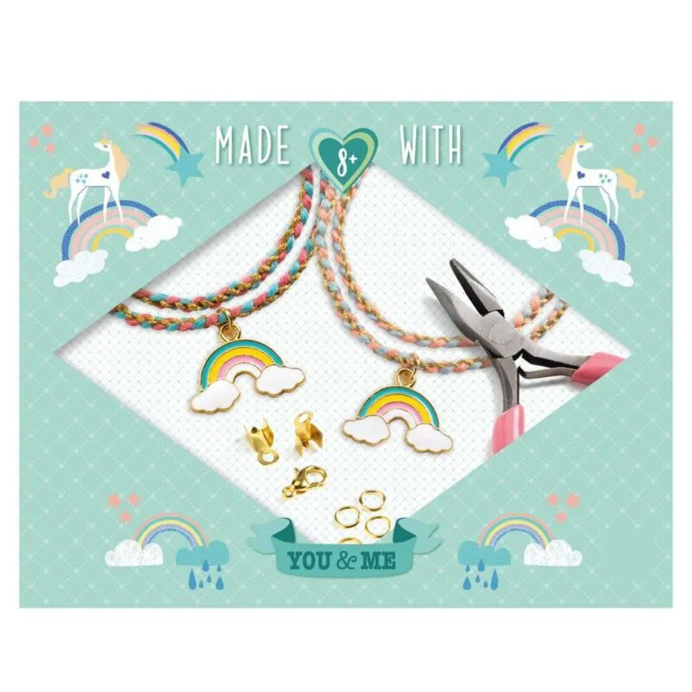 Djeco You & Me Rainbow Kumihimo Beads