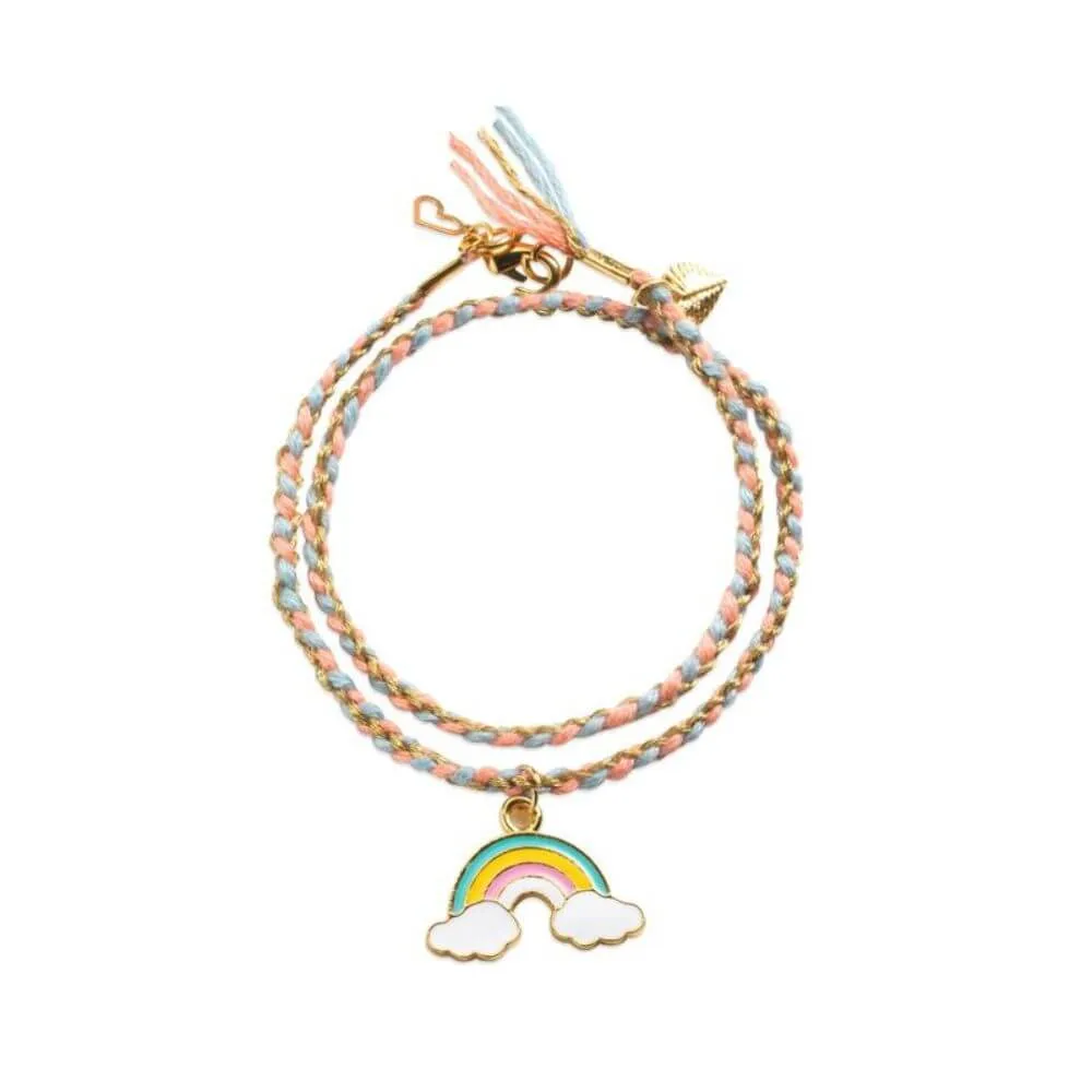 Djeco You & Me Rainbow Kumihimo Beads