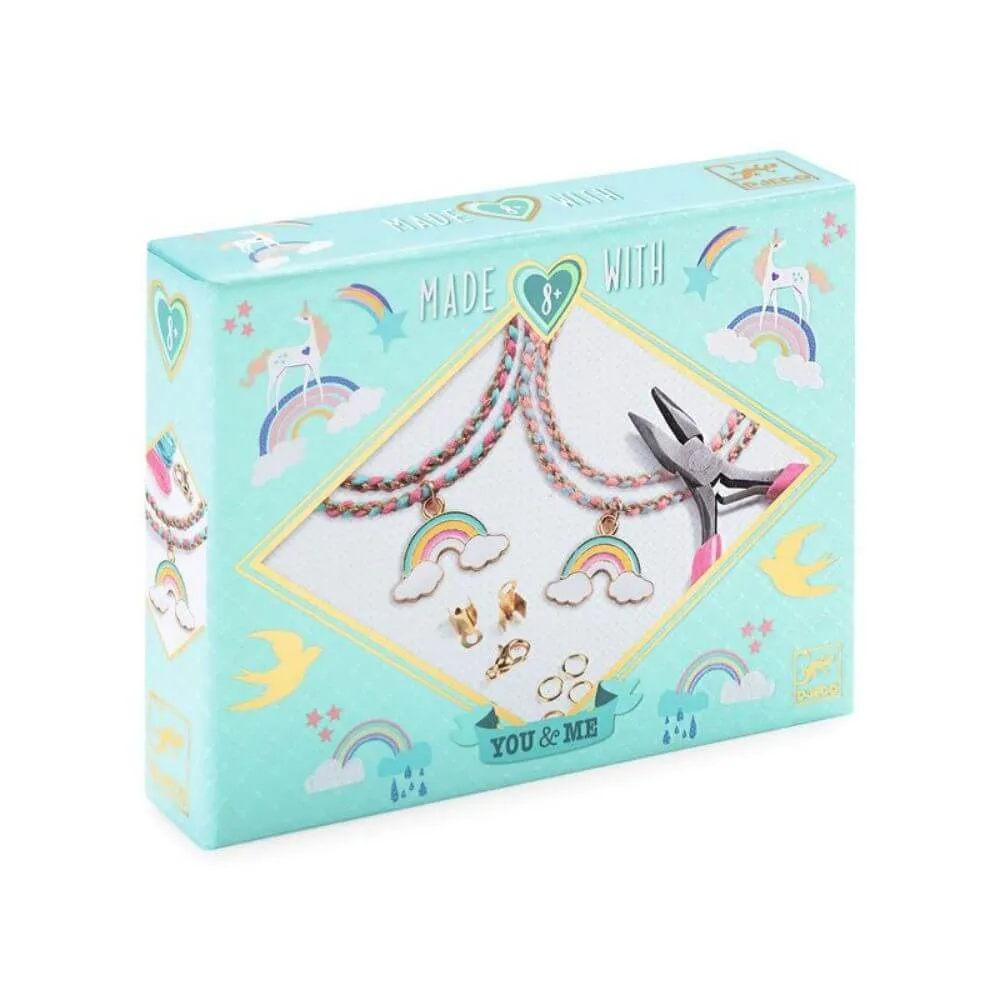 Djeco You & Me Rainbow Kumihimo Beads