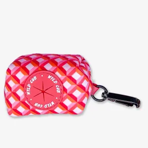 Dog Poop Bag Holder: Knightsbridge Coral