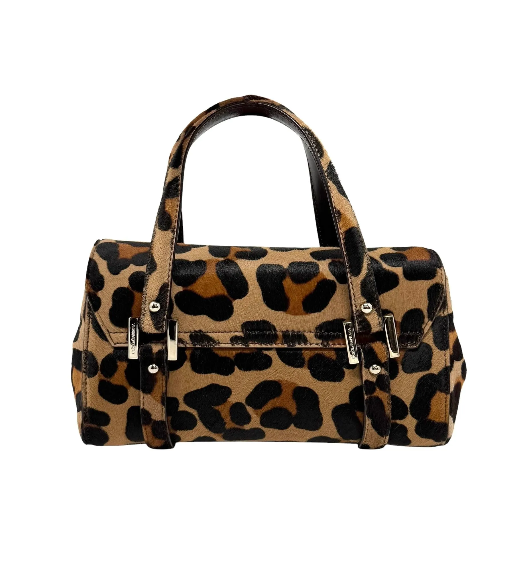Dolce & Gabbana Cheetah Print Mini Top Handle Bag