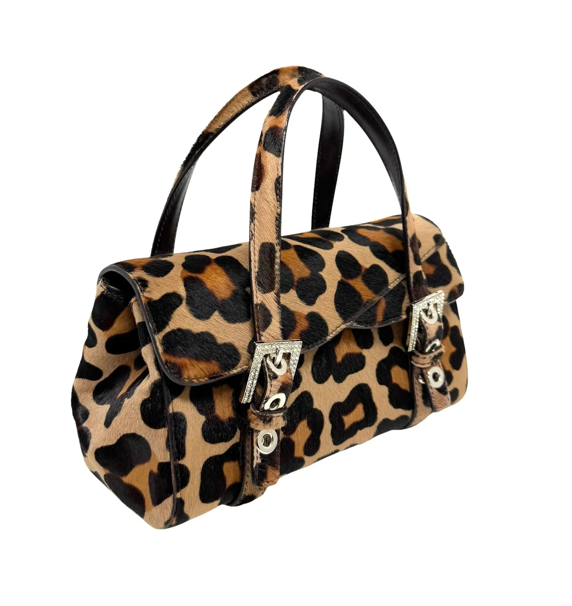 Dolce & Gabbana Cheetah Print Mini Top Handle Bag