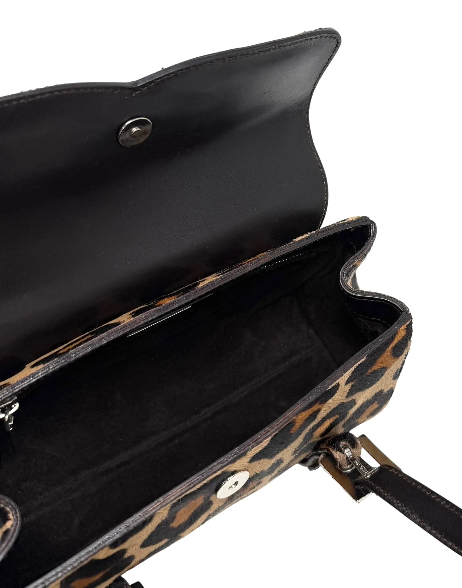 Dolce & Gabbana Cheetah Print Mini Top Handle Bag