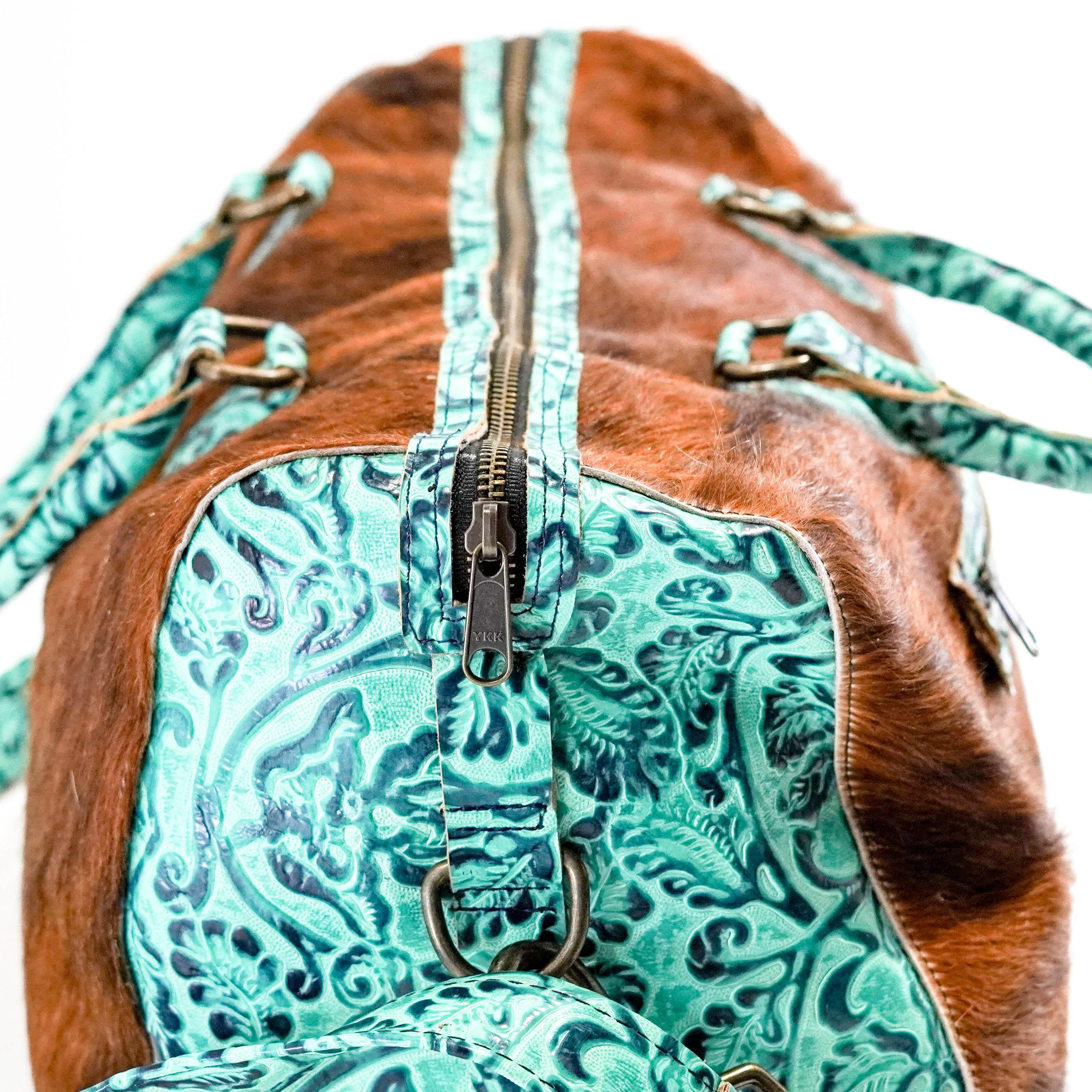 Duffel - Red Brindle w/ Sea Glass Tool