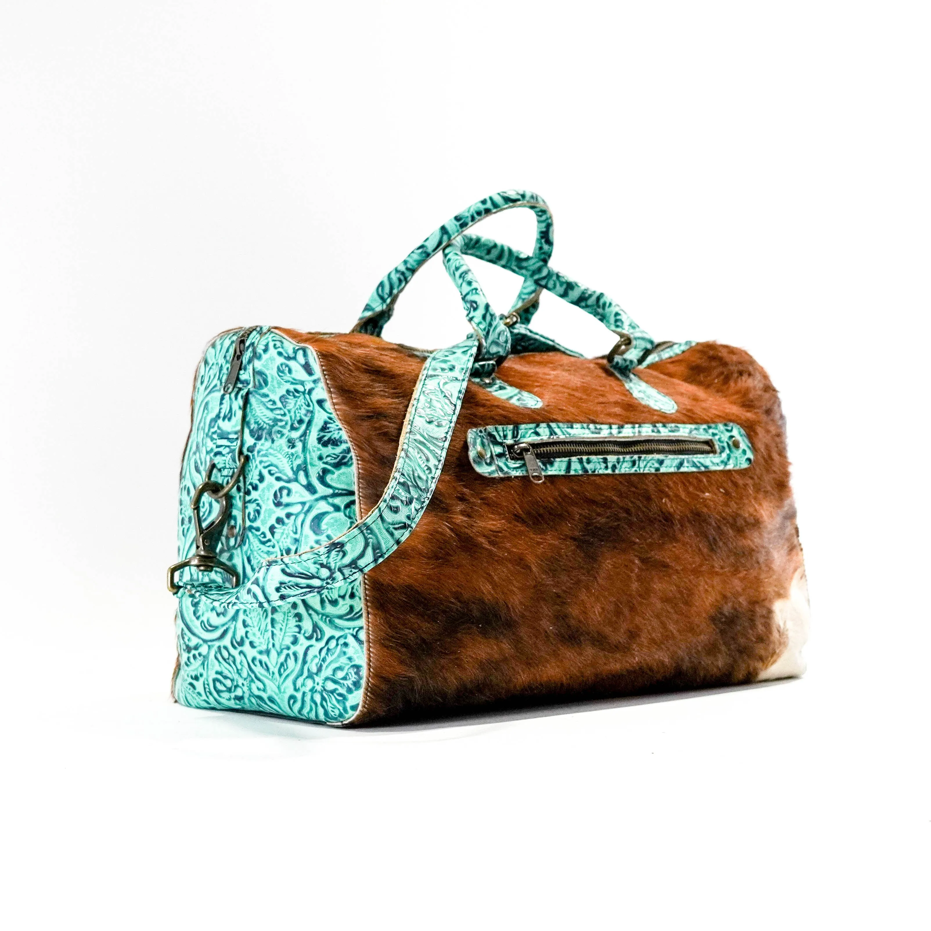 Duffel - Red Brindle w/ Sea Glass Tool