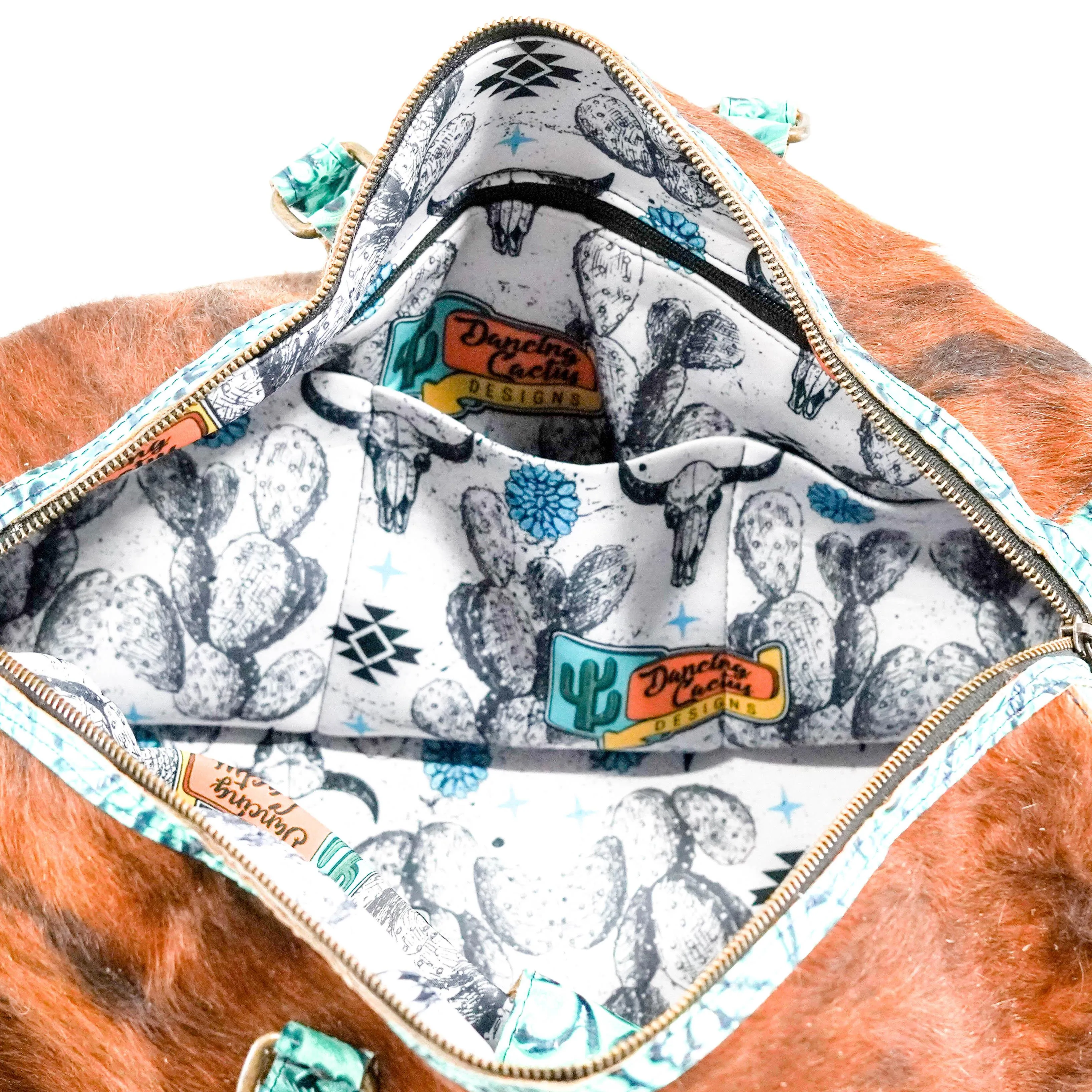 Duffel - Red Brindle w/ Sea Glass Tool