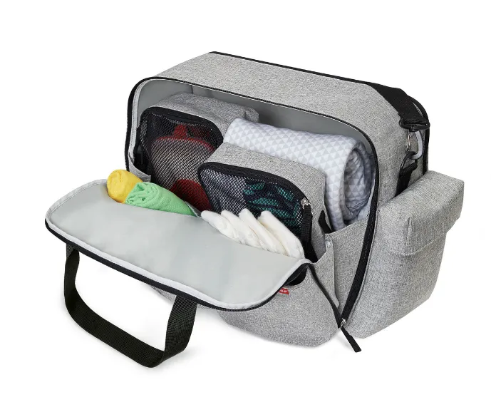 Duo- Weekender Diaper Bag- Grey