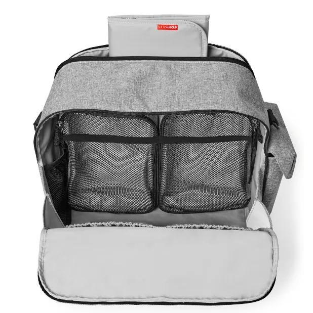 Duo- Weekender Diaper Bag- Grey