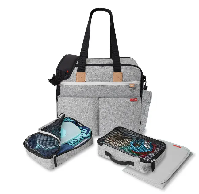 Duo- Weekender Diaper Bag- Grey