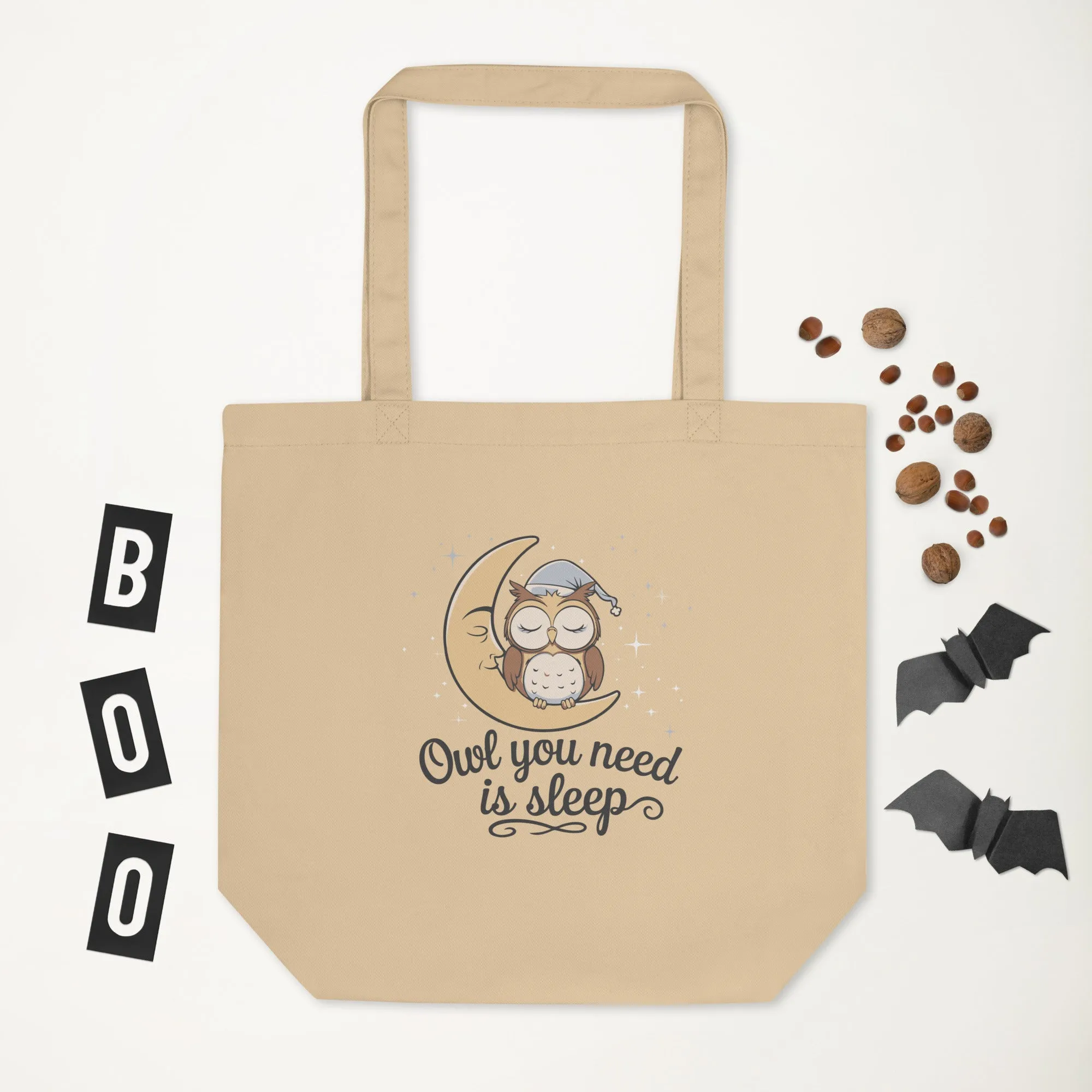 Eco Tote Bag: Owl Themed Sustainable, Stylish, and Ready for Any Adventure