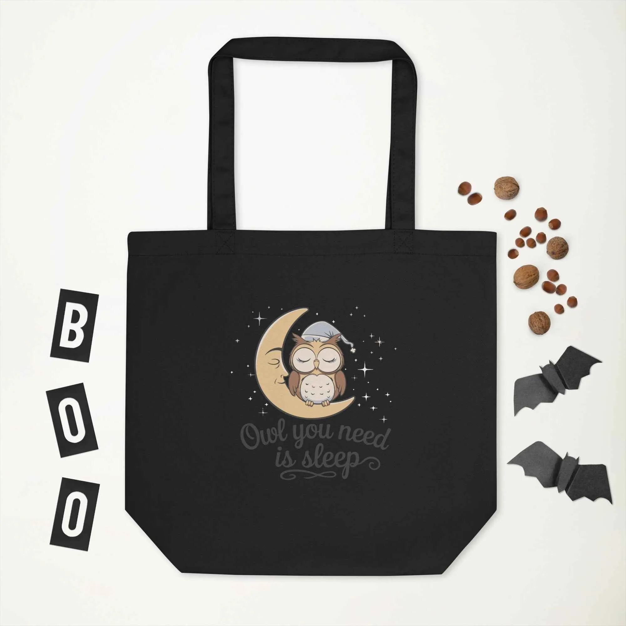 Eco Tote Bag: Owl Themed Sustainable, Stylish, and Ready for Any Adventure