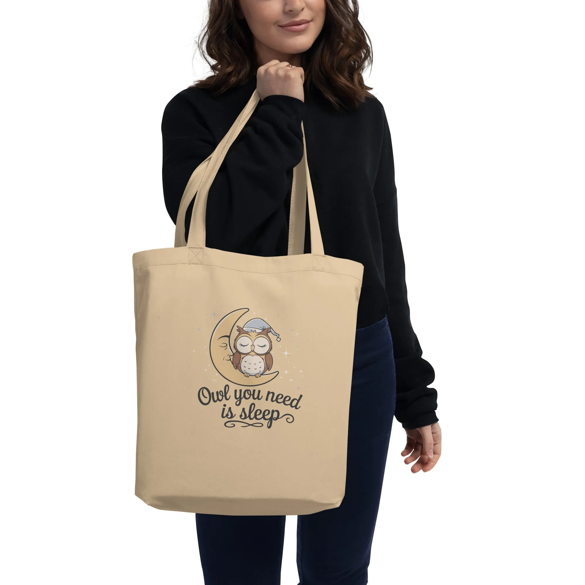 Eco Tote Bag: Owl Themed Sustainable, Stylish, and Ready for Any Adventure
