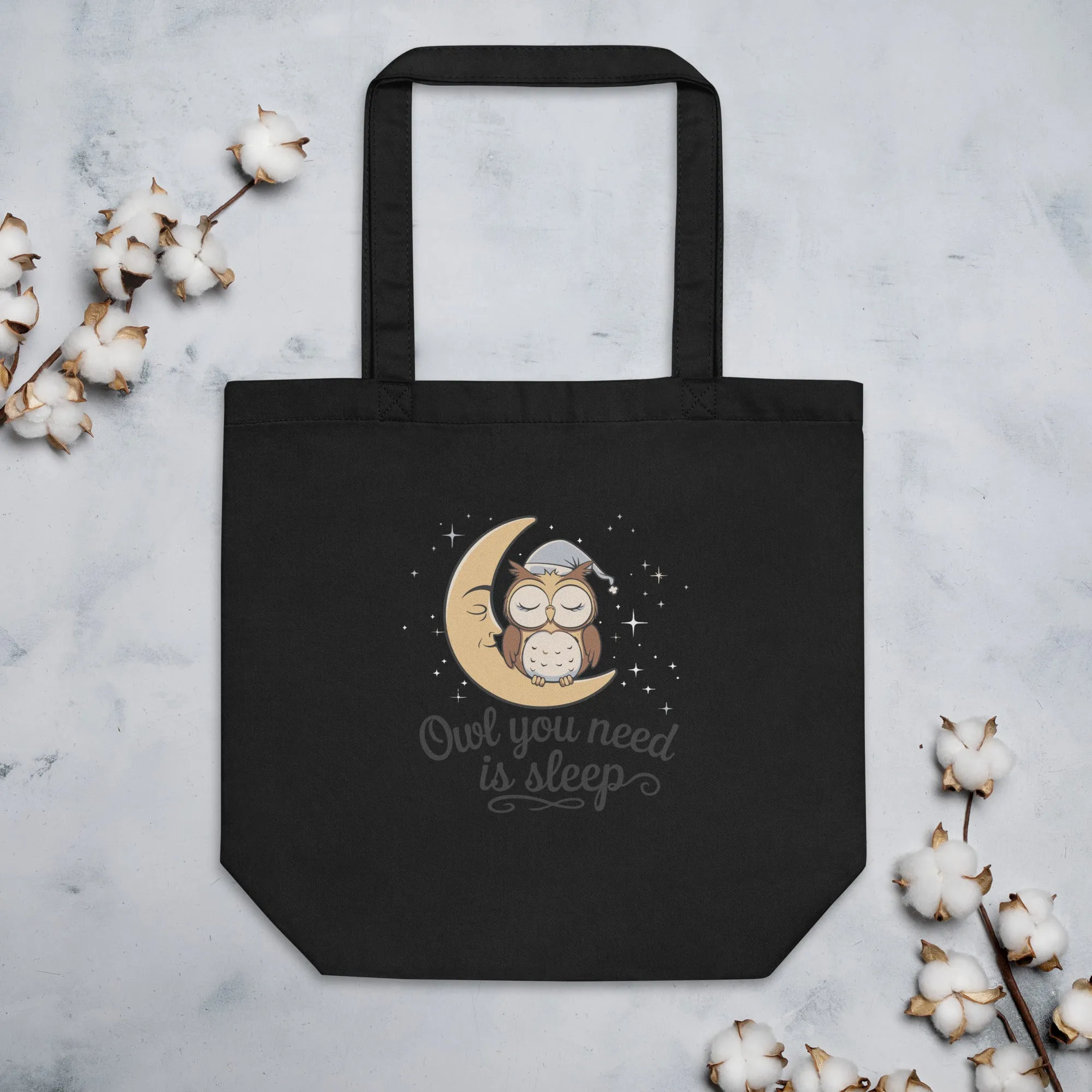 Eco Tote Bag: Owl Themed Sustainable, Stylish, and Ready for Any Adventure