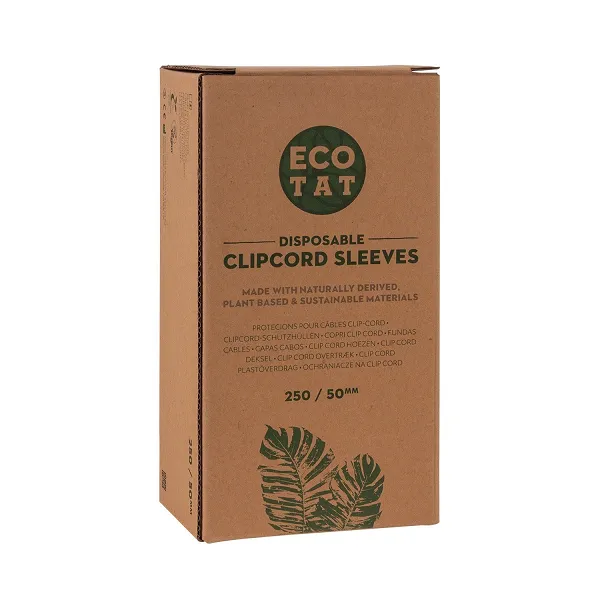 ECOTAT Tattoo Clip Cord Sleeve Covers - 50mm (Box of 250)