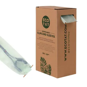 ECOTAT Tattoo Clip Cord Sleeve Covers - 50mm (Box of 250)