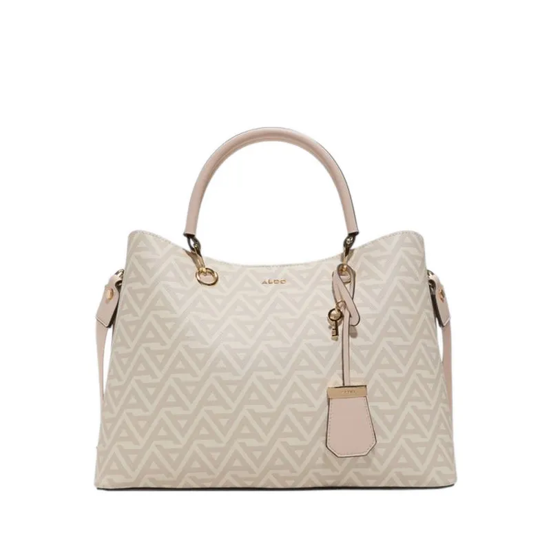 EILE SATCHEL - WHT/LT PINK