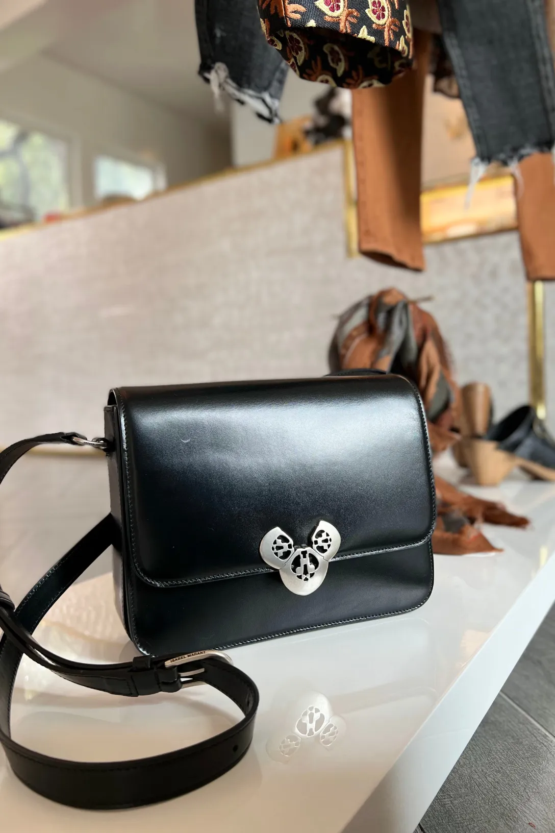 Elda Bag | Black/Silver
