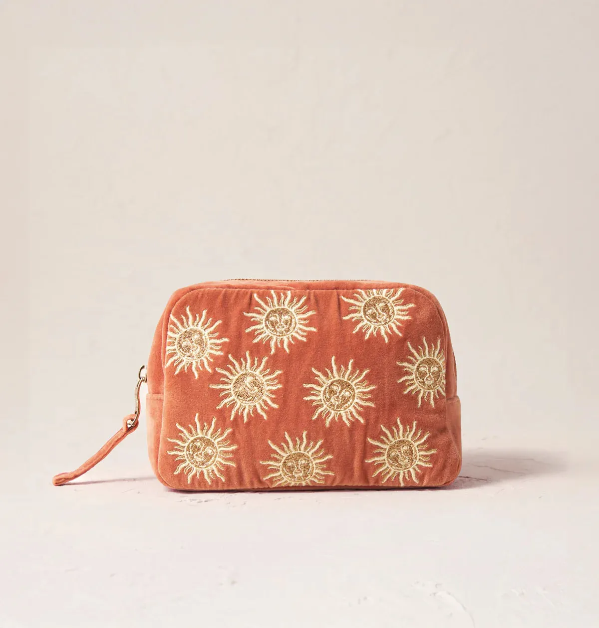 Elizabeth Scarlett Sun Goddess Cosmetic bag - Rust