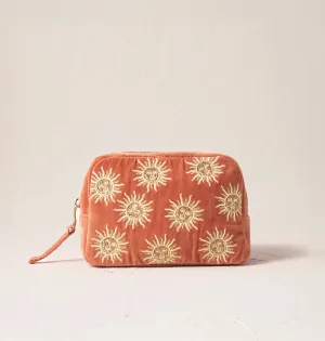 Elizabeth Scarlett Sun Goddess Cosmetic bag - Rust