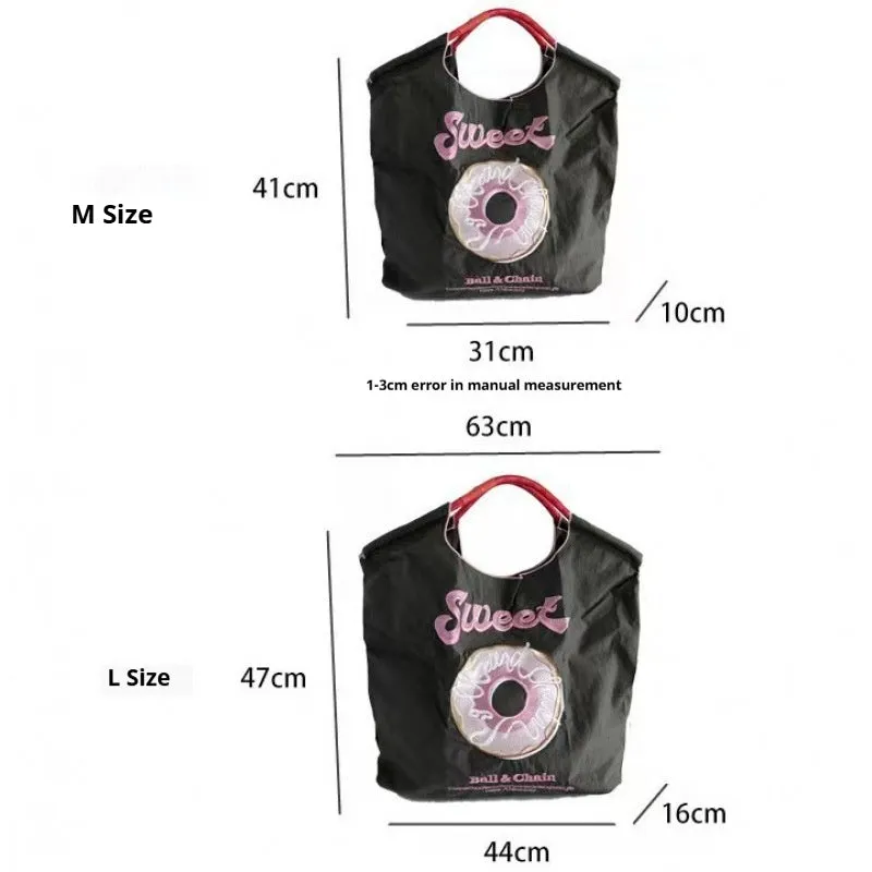 Embroidery Tote Bags, Cartoon Eco Bag