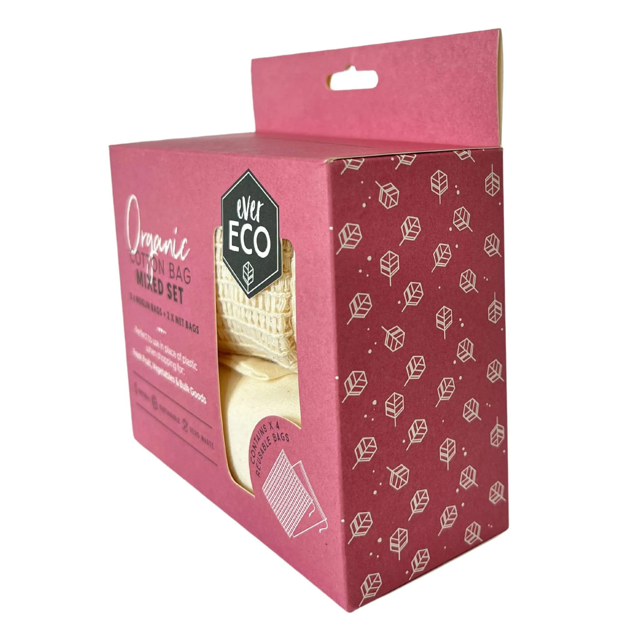 Ever Eco | Organic Cotton Bag Mixed Set 4pk
