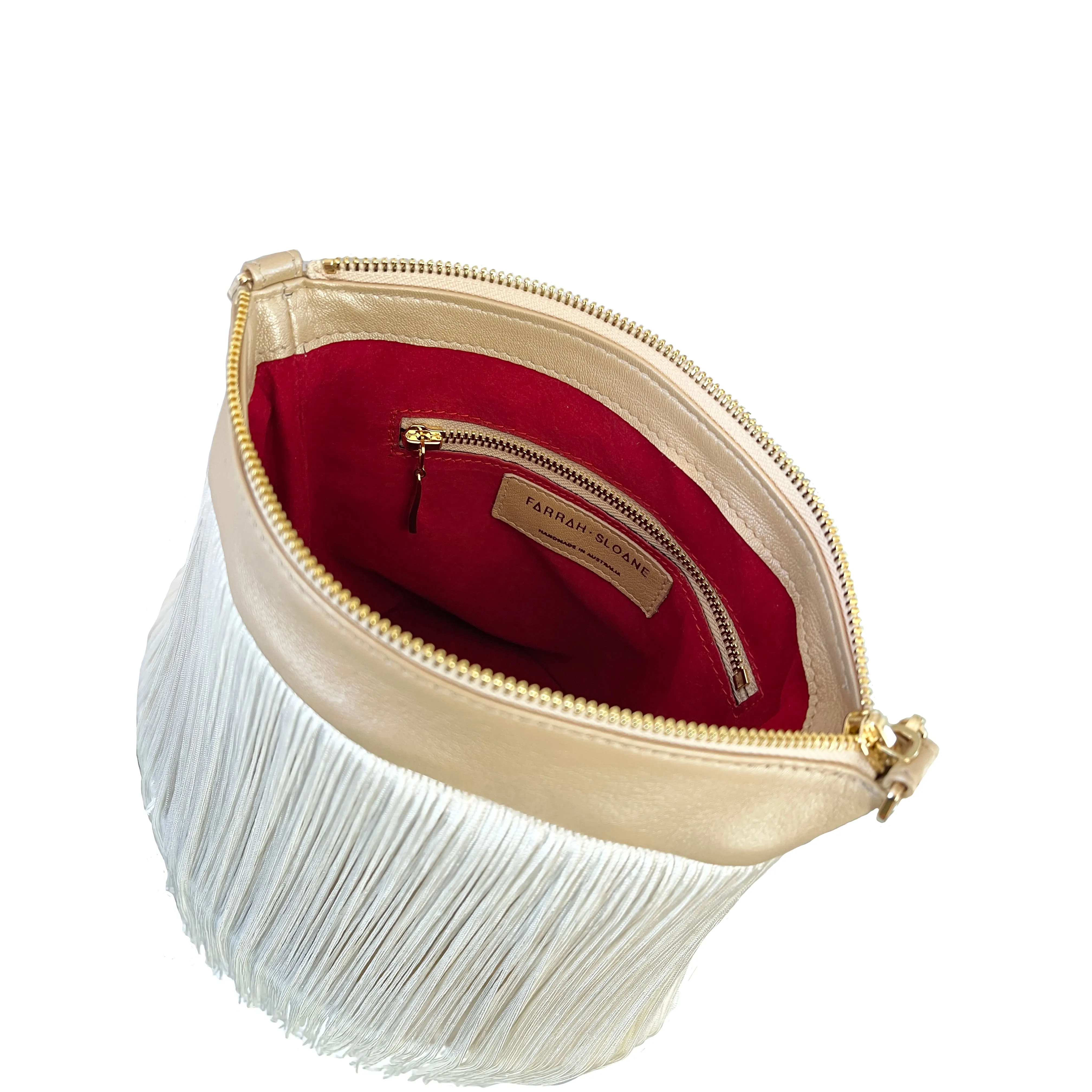 Farrah   Sloane Raine Bag in Nude