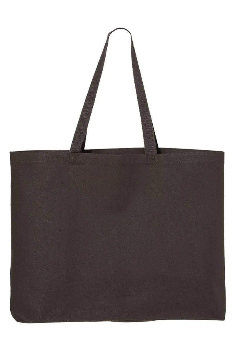 Faux Patchwork Paw Canvas Jumbo Tote
