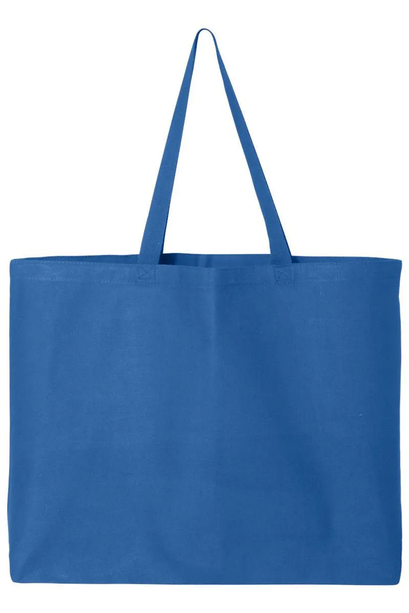 Faux Patchwork Paw Canvas Jumbo Tote