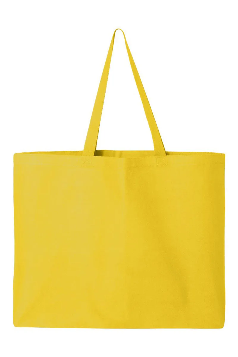 Faux Patchwork Paw Canvas Jumbo Tote