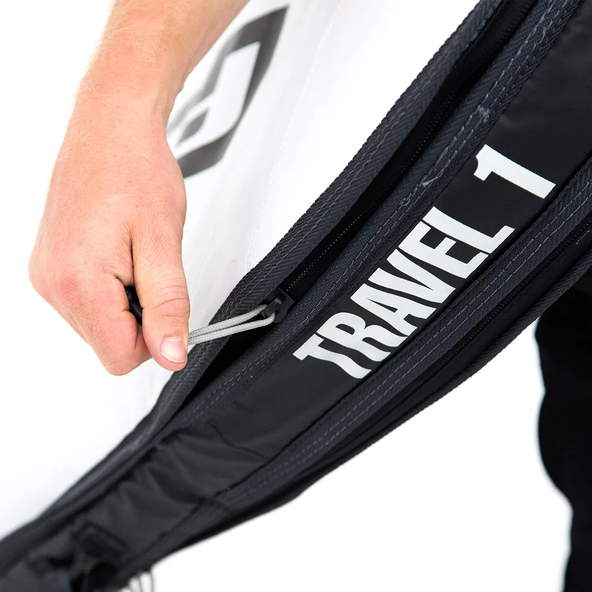 FCS TRAVEL 1 FUNBOARD COVER 7'0" - BLACK/GREY