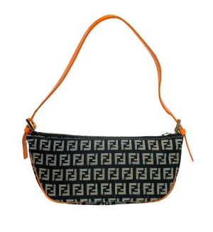 Fendi Black Logo Mini Shoulder Bag