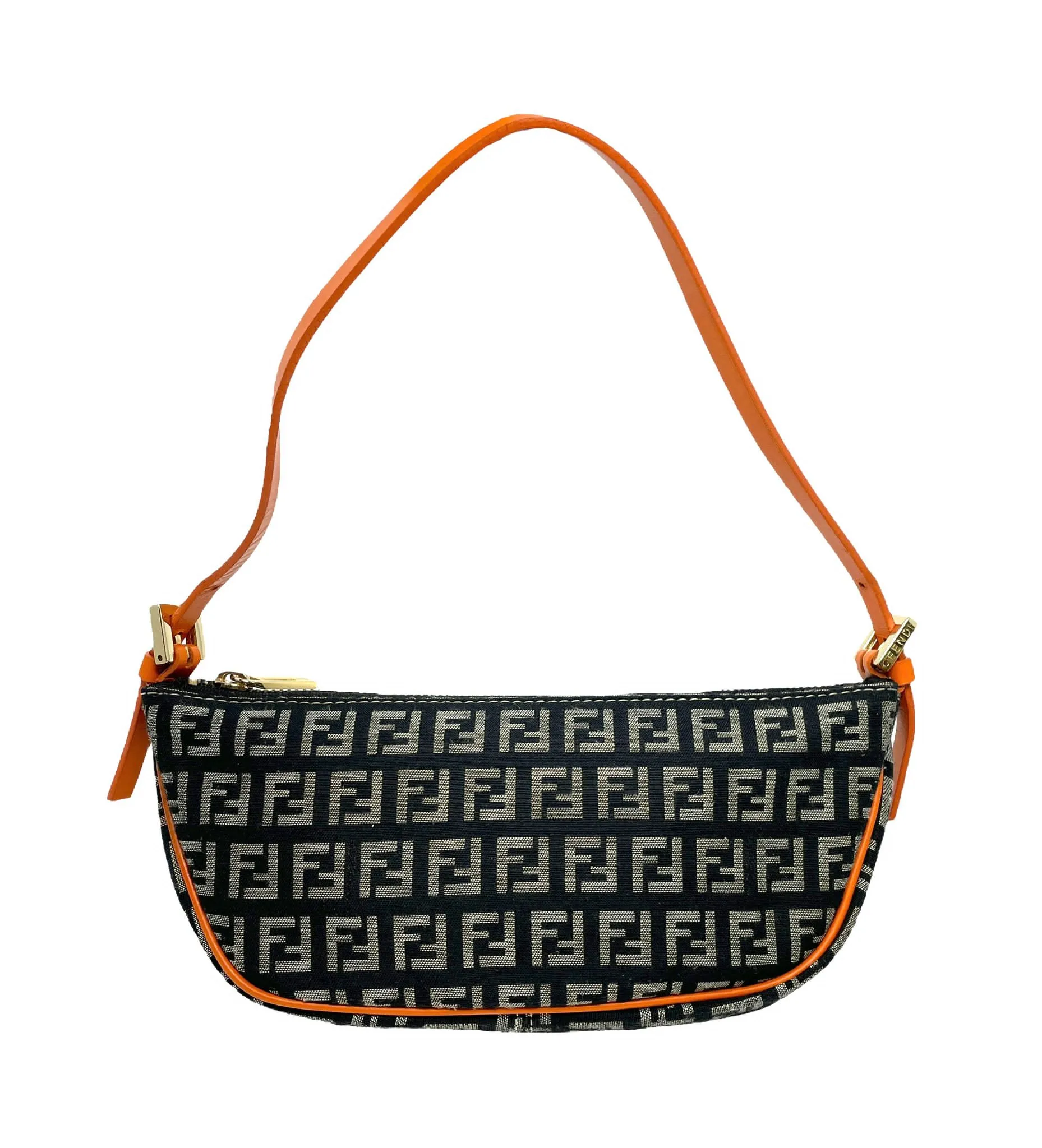 Fendi Black Logo Mini Shoulder Bag
