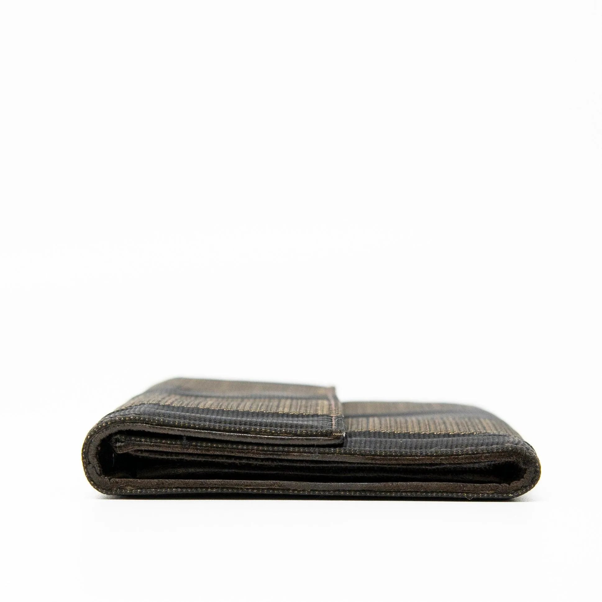 Fendi Green XL Pequin Weekender w/ Wallet