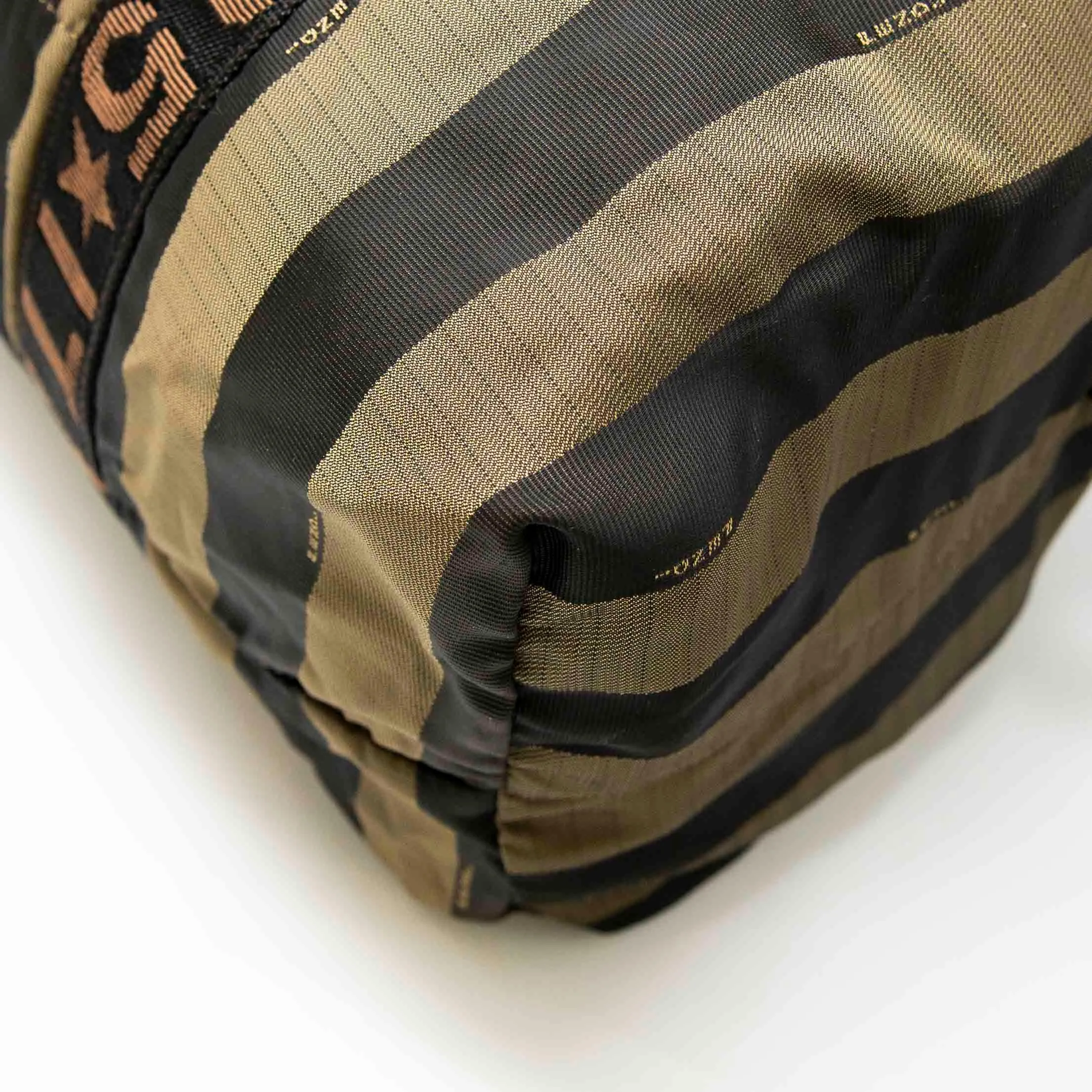 Fendi Green XL Pequin Weekender w/ Wallet