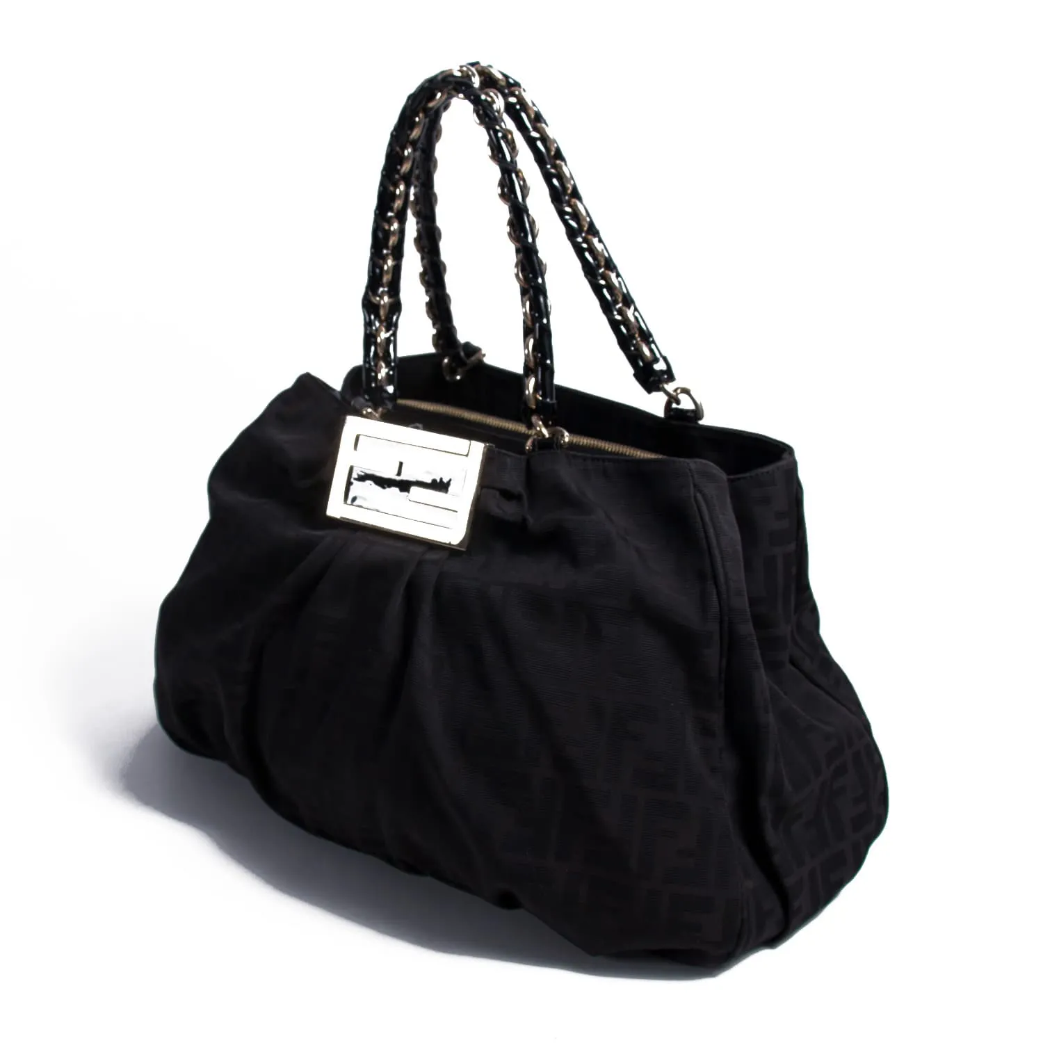 Fendi Mia Large Zucca Canvas Bag
