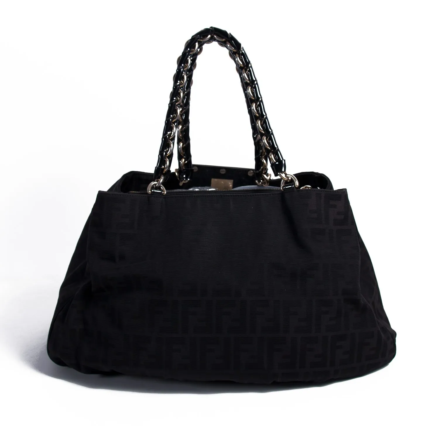 Fendi Mia Large Zucca Canvas Bag
