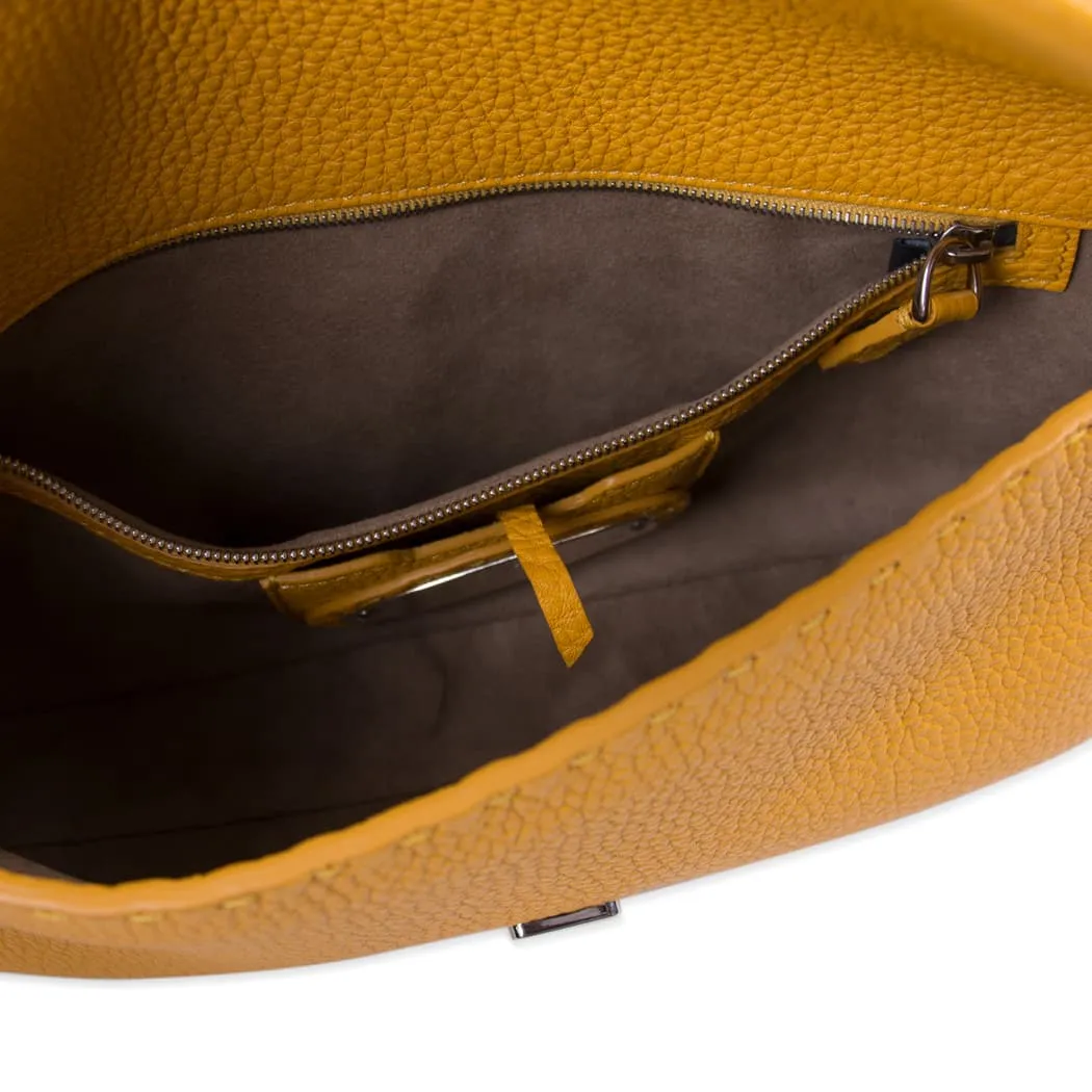 Fendi Mini Leather Baguette Shoulder Bag