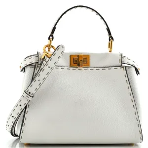 FENDI Selleria Peekaboo Bag Leather Mini
