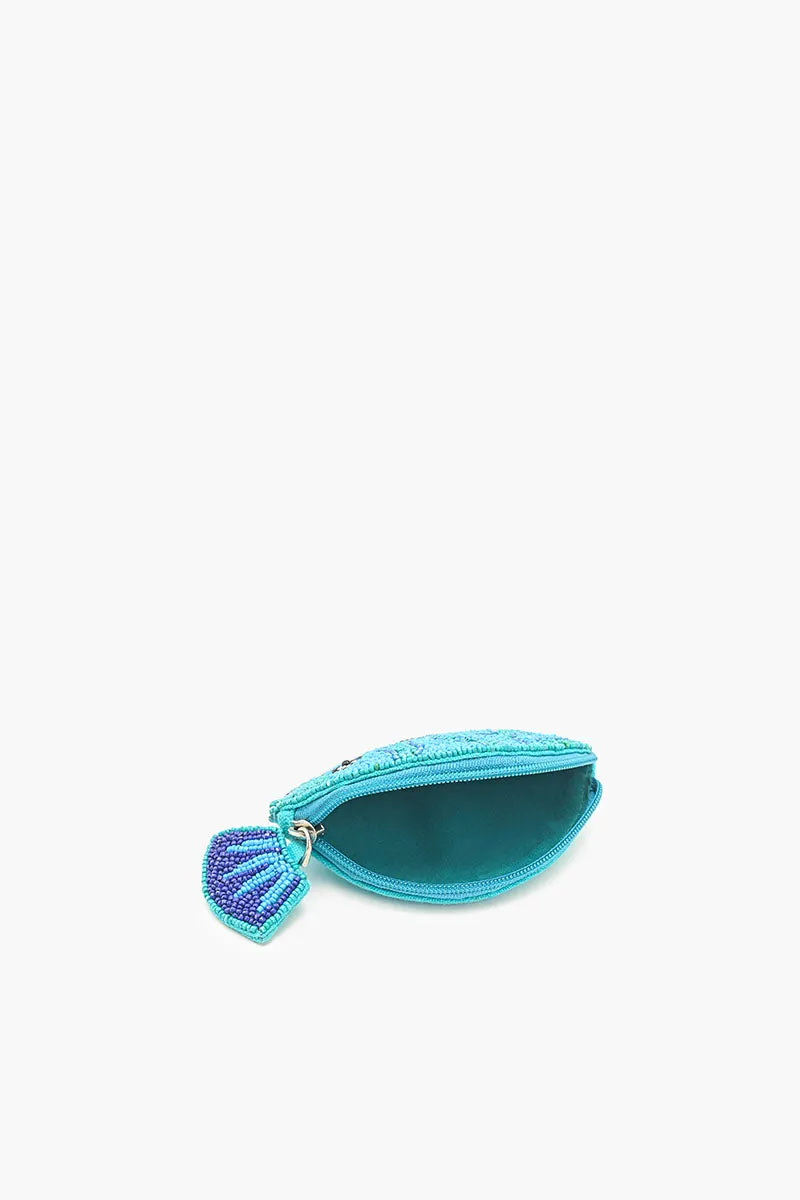 Fish & Fins Mini Coin Pouch - Aqua Lagoon