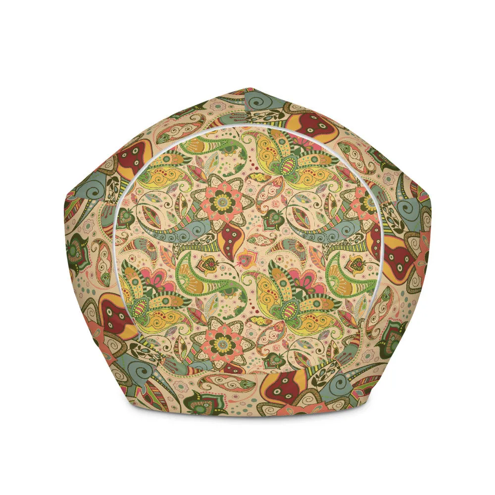 Floral Tribe - Sustainably Made Bean Bag Chair Cover