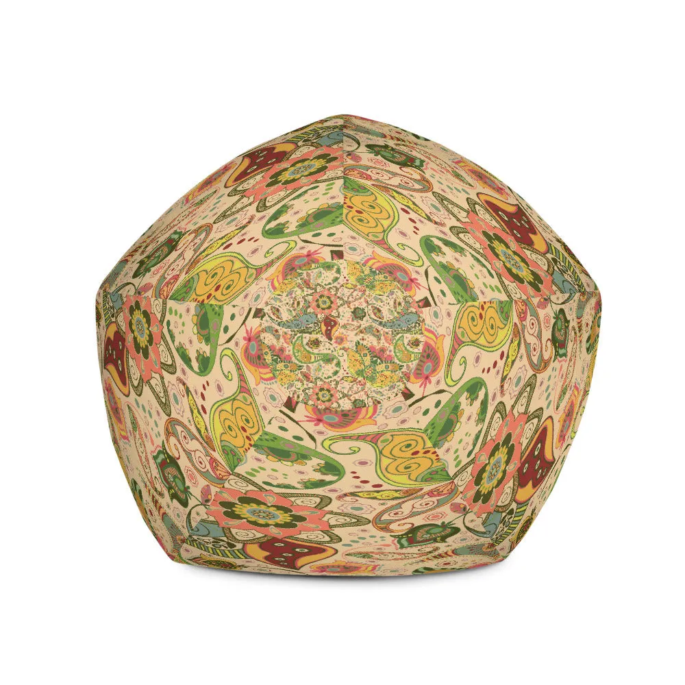 Floral Tribe - Sustainably Made Bean Bag Chair Cover