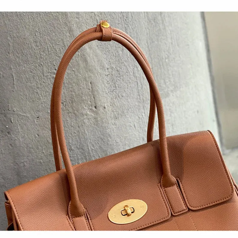 Full Grain Leather Tote Bag