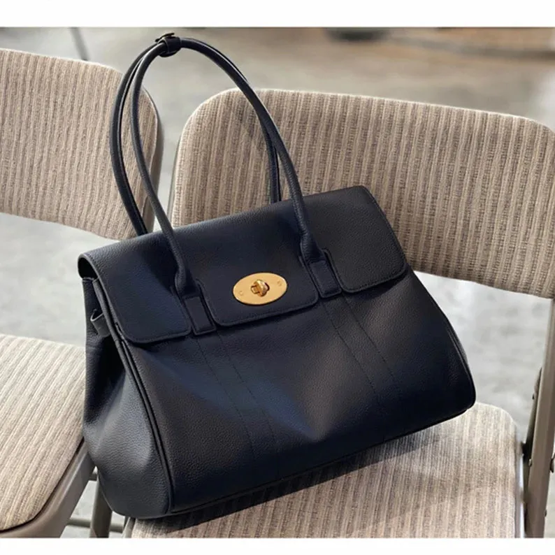 Full Grain Leather Tote Bag