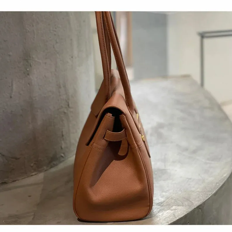 Full Grain Leather Tote Bag