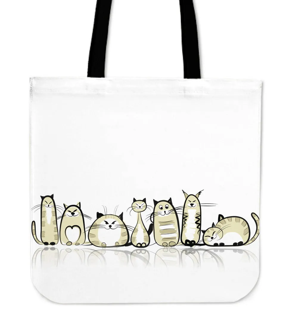 Funny Tan Cat Tote Bag